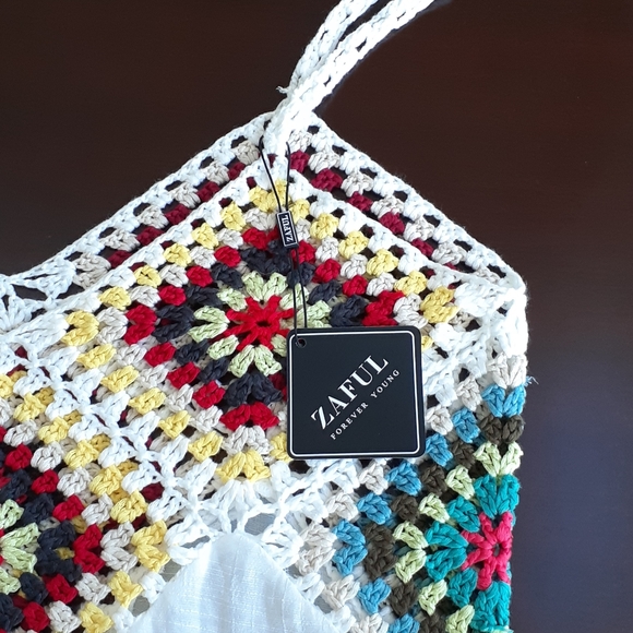 Zaful White Gauze Sundress/Swim Cover Up One Size - Picture 8 of 12